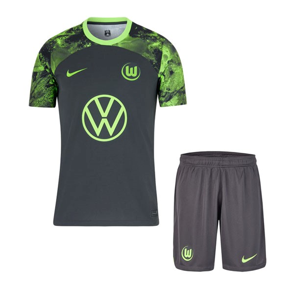 Camiseta Wolfsburg Segunda equipo Niño 2023-24
